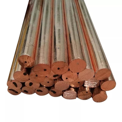 C10200 180mm 200mm Pręt z czystej miedzi w pełni twardy ISO9001 JIS ASTM
