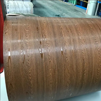 Wzorzec drewna/trawy Wzór z galwanizowanej stalowej cewki Z275 Z500 0,25-0,8 mm Farbowy powłoki