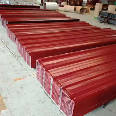 Czerwony Ppgi Prepainted Galvanized Steel Coil 0,4 mm Ppgl Kolorowy powłoki